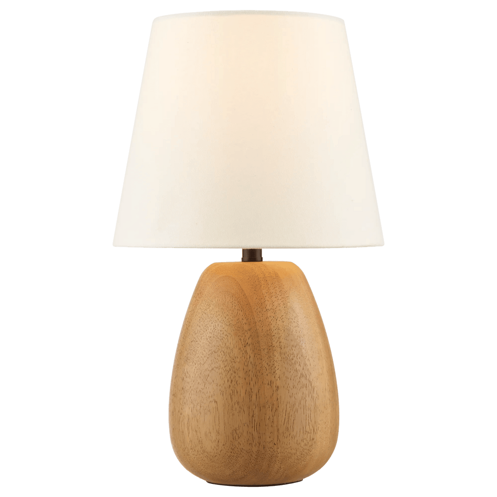 Mango Wood Base Table Lamp