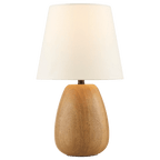 Mango Wood Base Table Lamp