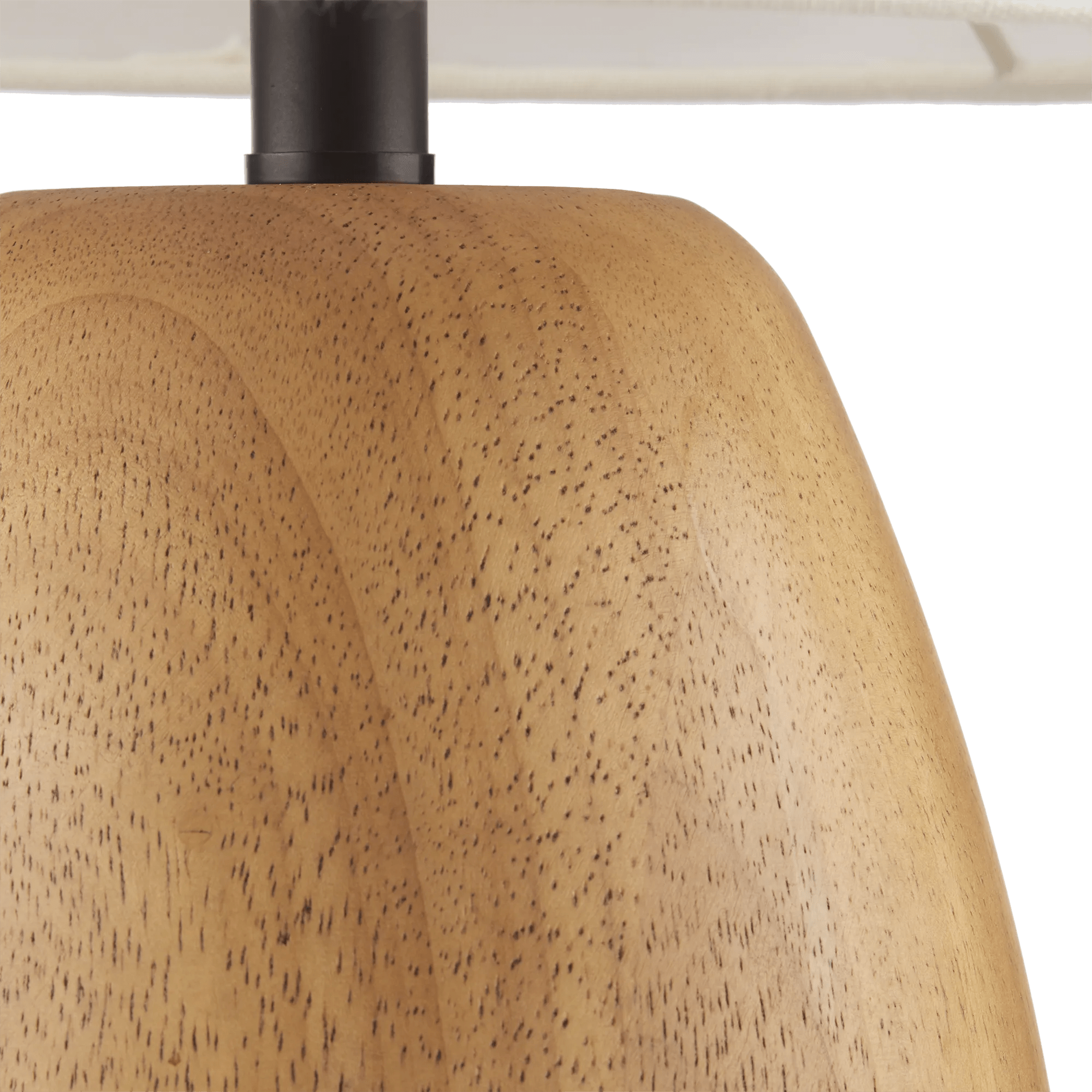 Mango Wood Base Table Lamp