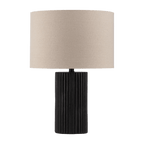 Black Wood Table Lamp