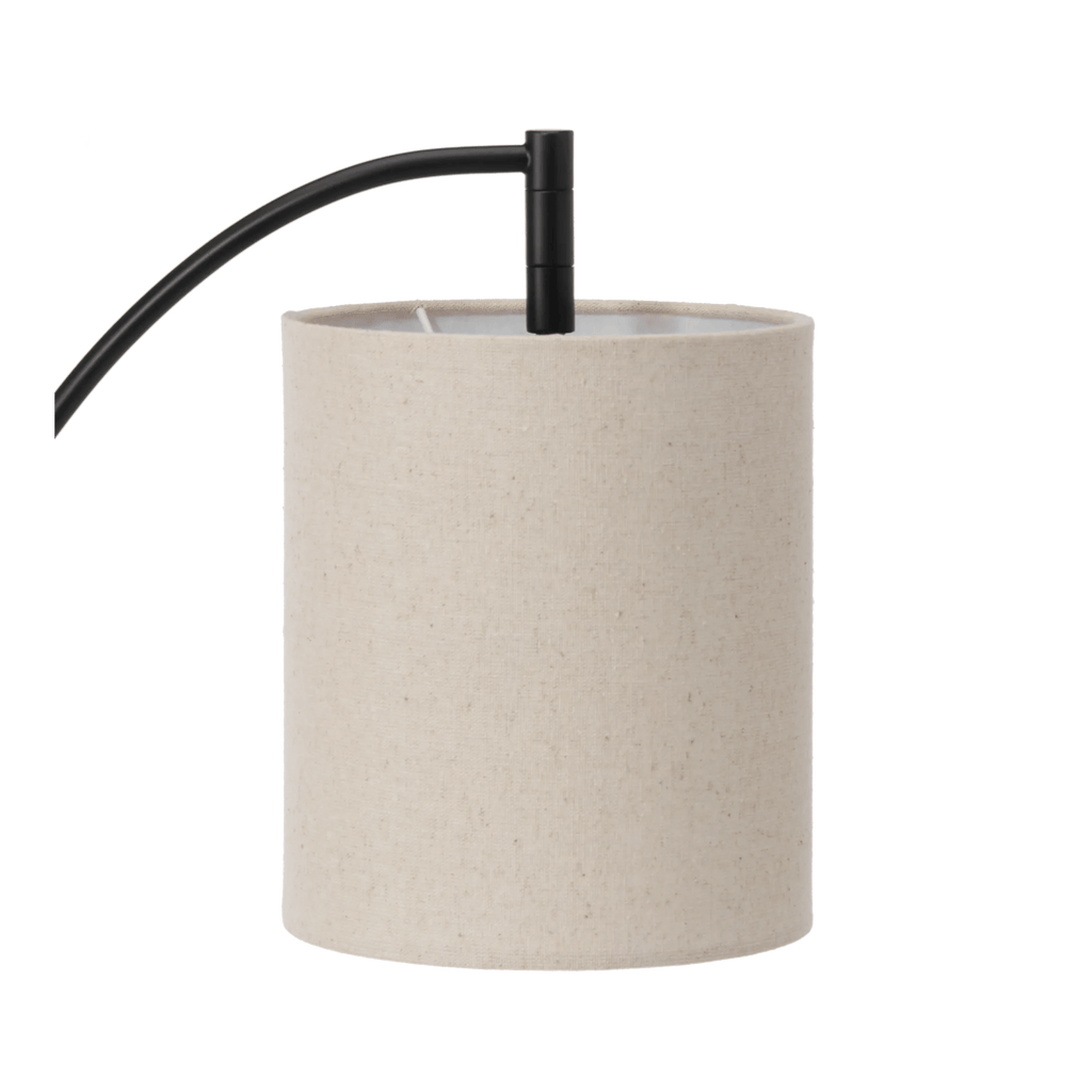 3 Linen Shade Floor Lamp