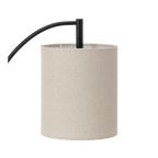 3 Linen Shade Floor Lamp