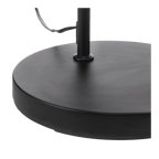 Metal Floor Lamp with Black Shade