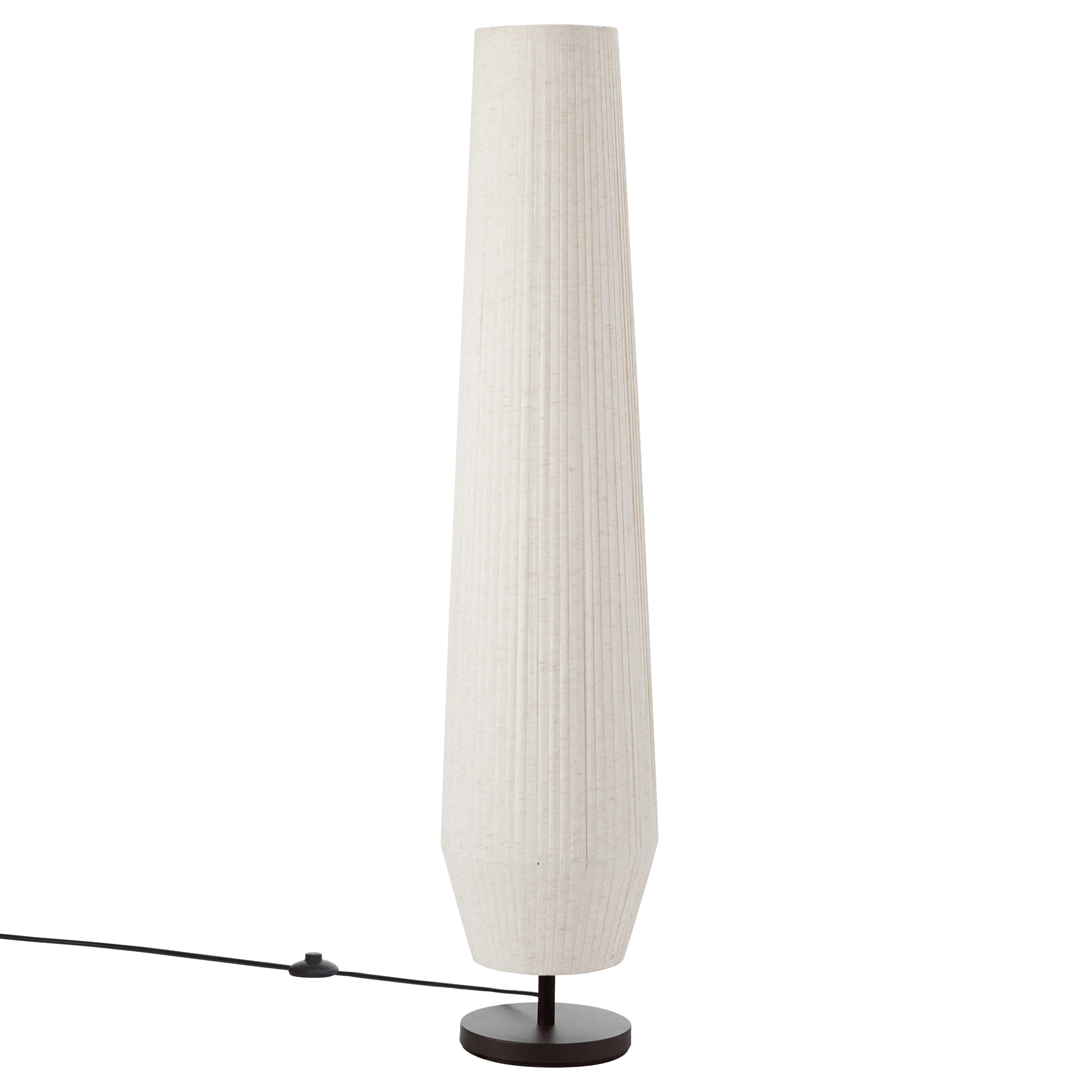 Linen Tube Floor Lamp