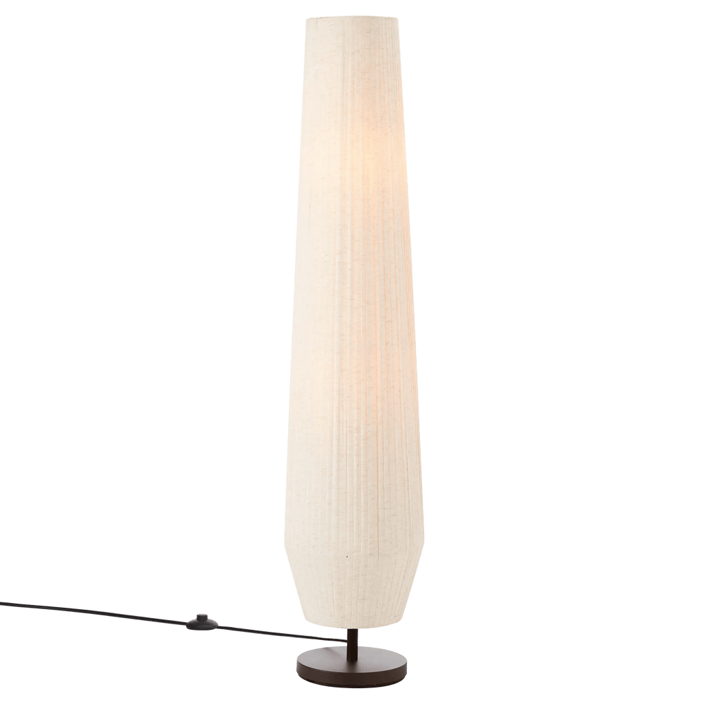 Linen Tube Floor Lamp
