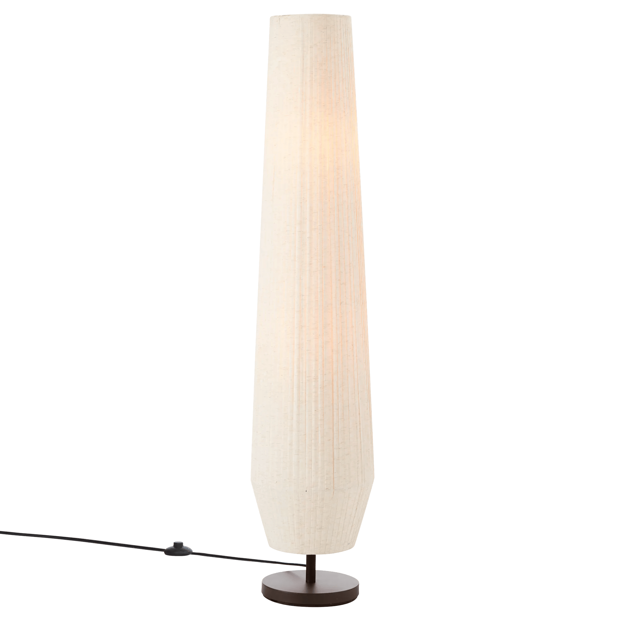 Linen Tube Floor Lamp