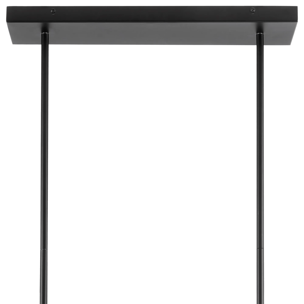 3-Bulb Metal and Ceramic Ceiling Lamp