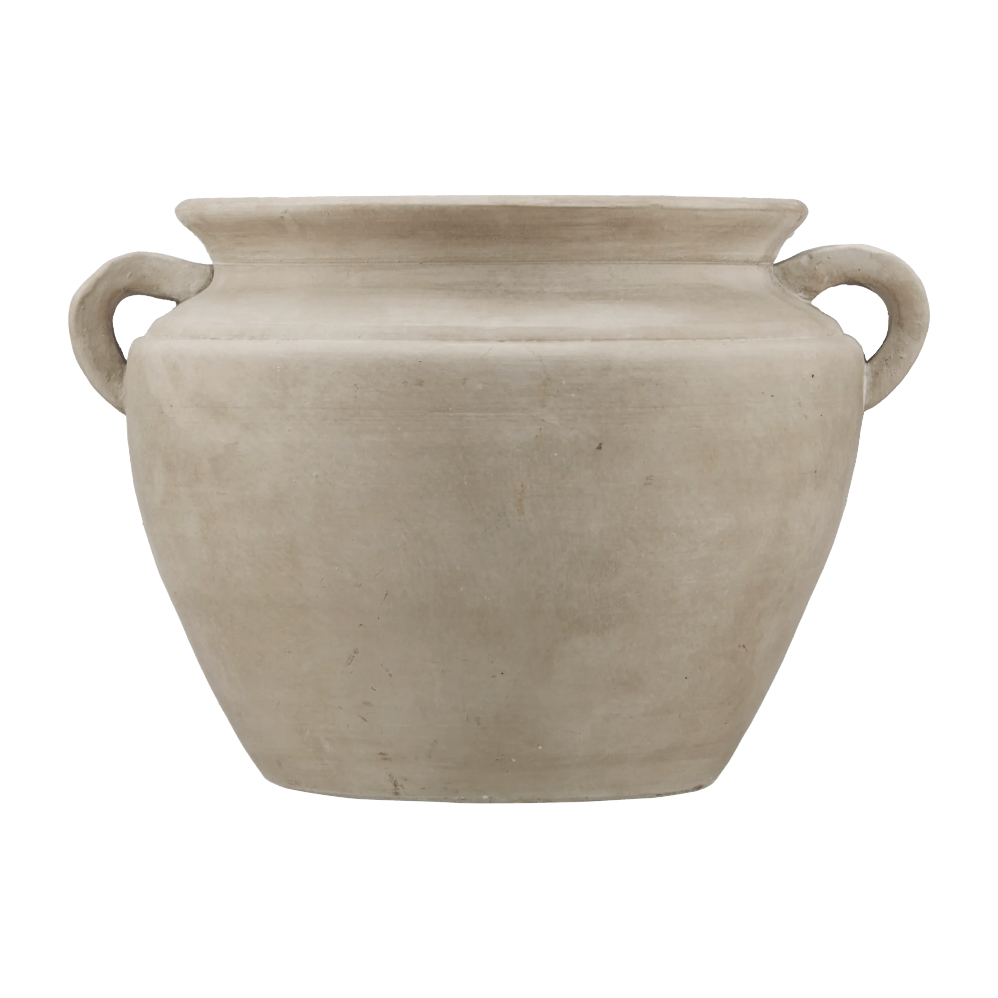 Antique bowl with handles