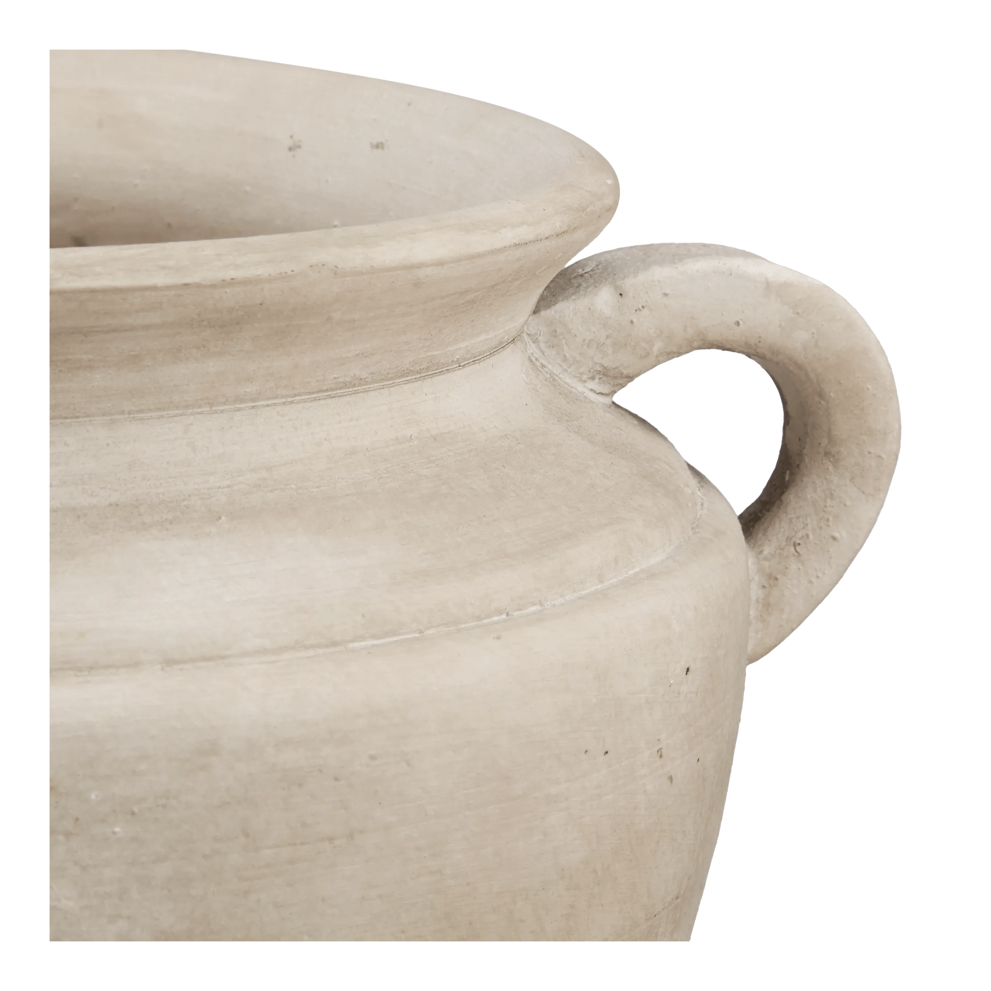 Antique bowl with handles