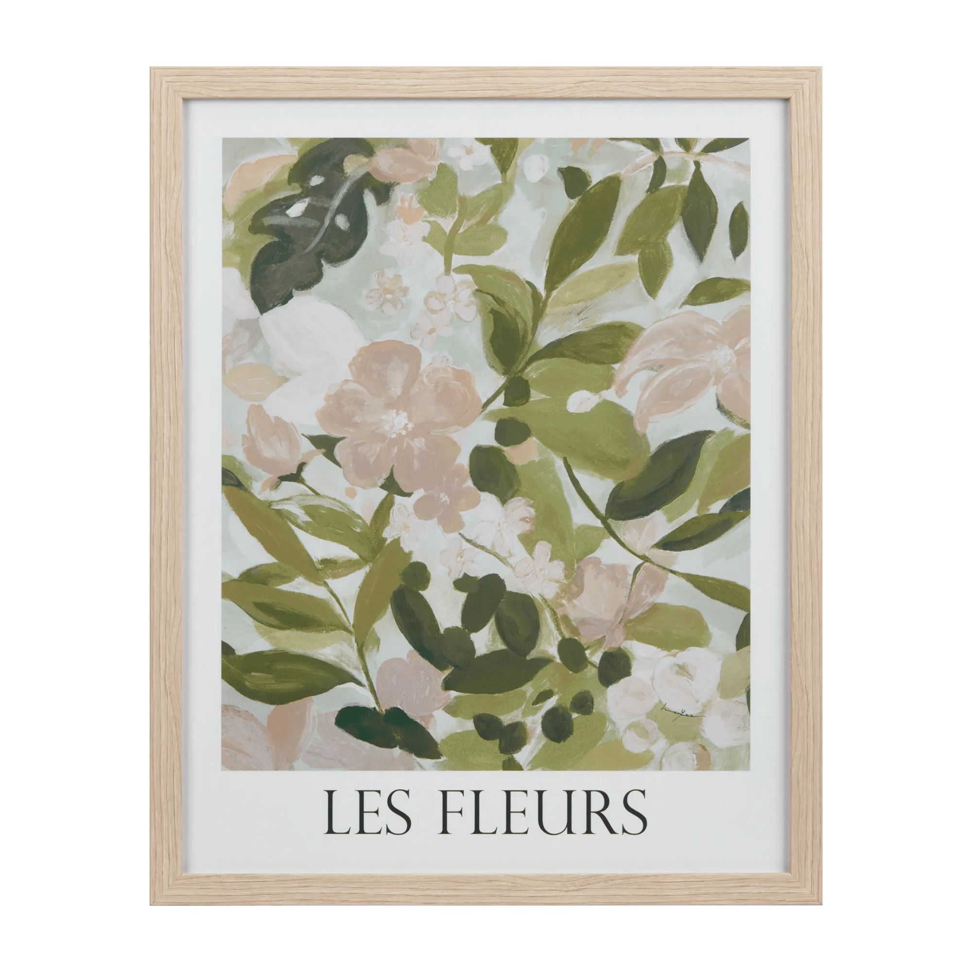 Les Fleurs Printed Framed Art