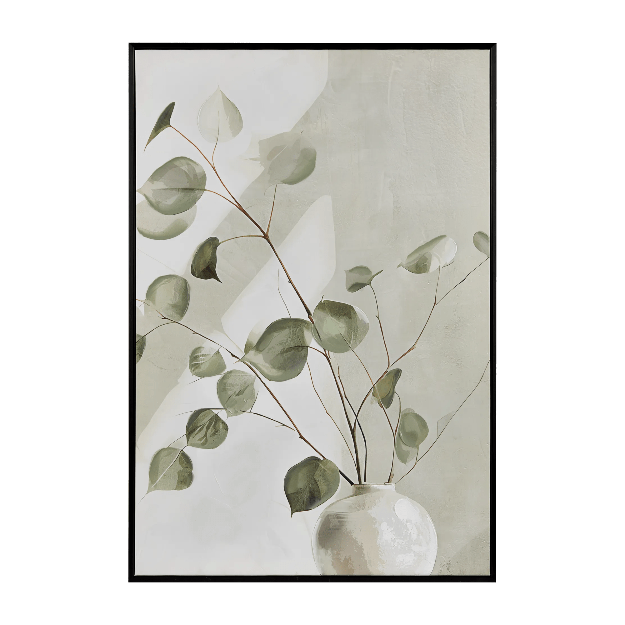 Soft Eucalyptus Framed Art