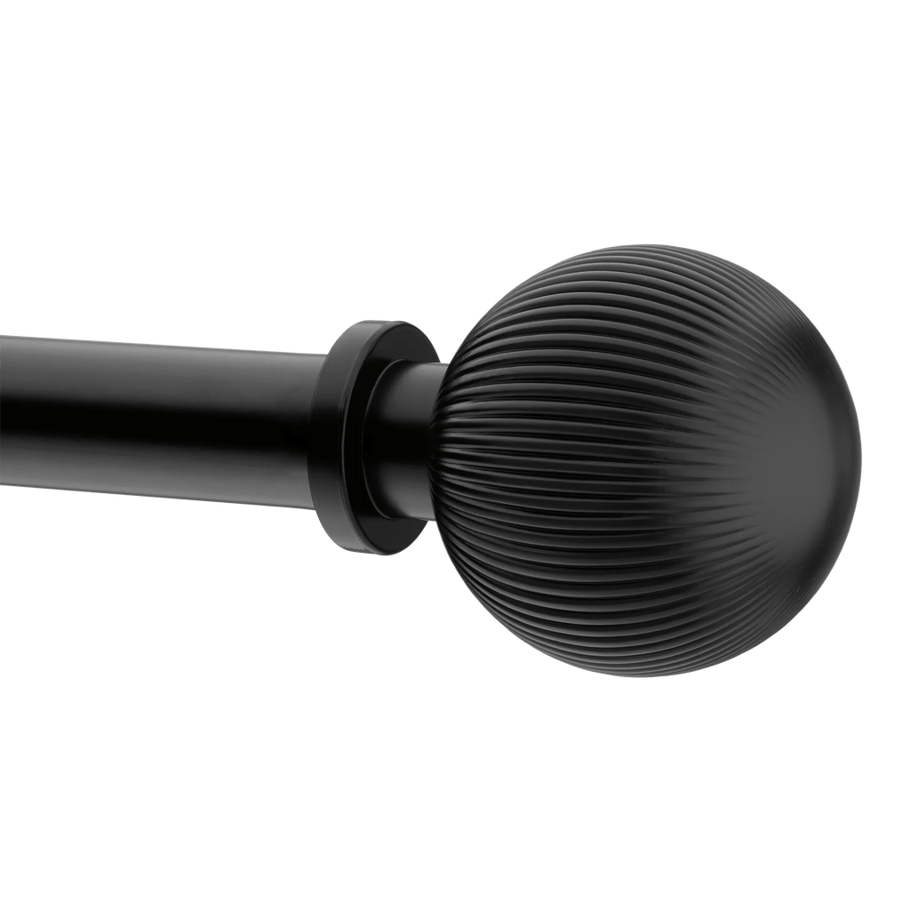 Curtain Rod Set - Diameter 22/25 mmBlack