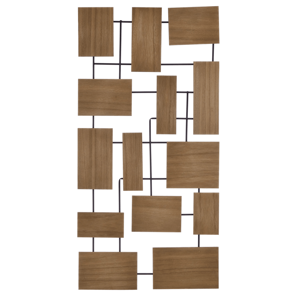 Metal Wood Wall Decoration