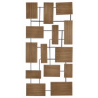 Metal Wood Wall Decoration