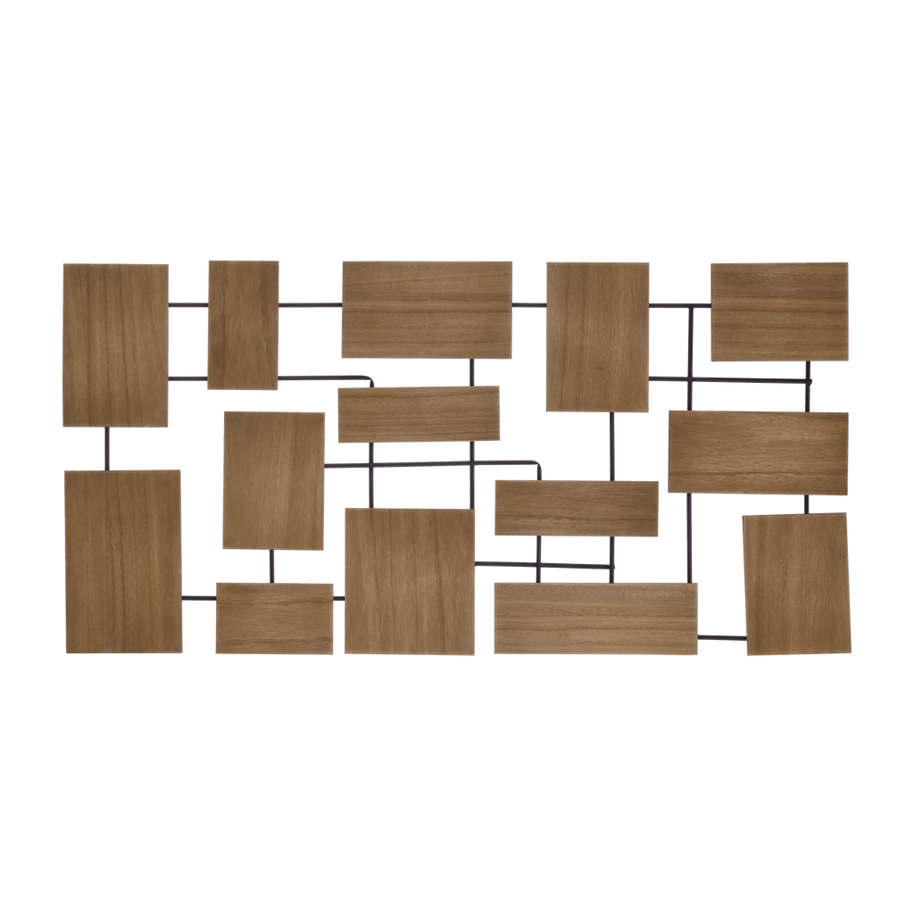 Metal Wood Wall Decoration