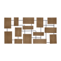 Metal Wood Wall Decoration