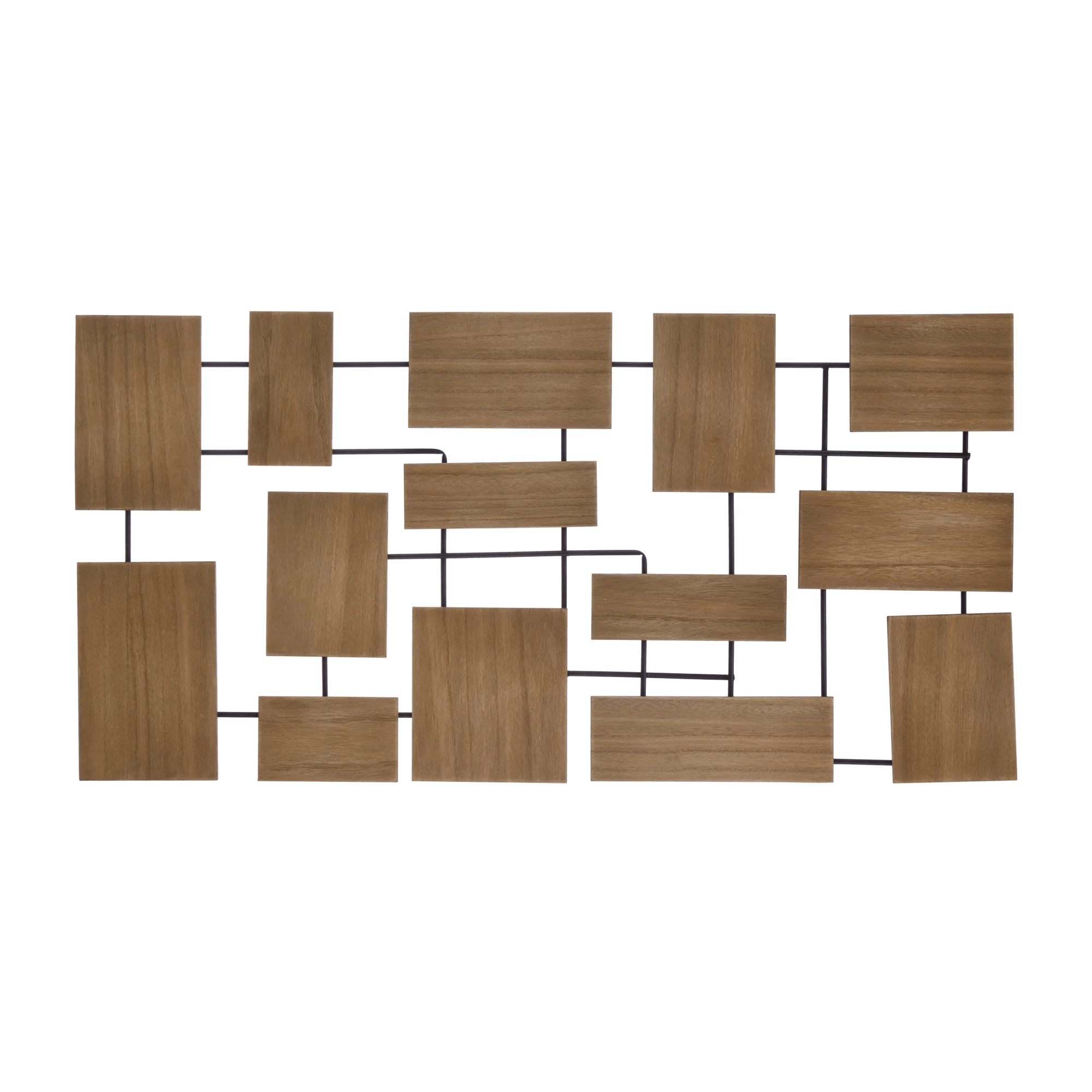 Metal Wood Wall Decoration