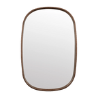 Oval Walnut Mirror