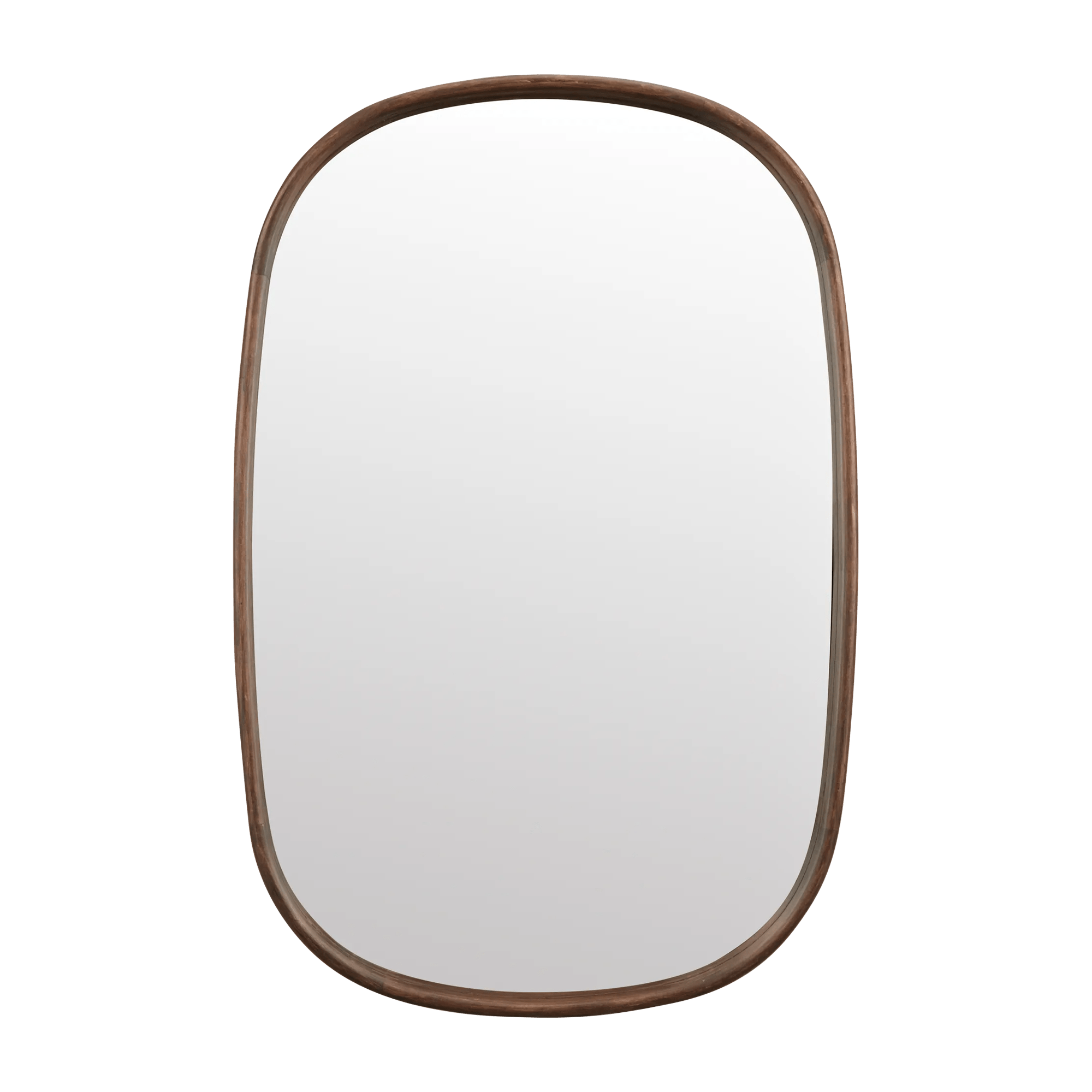 Oval Walnut Mirror