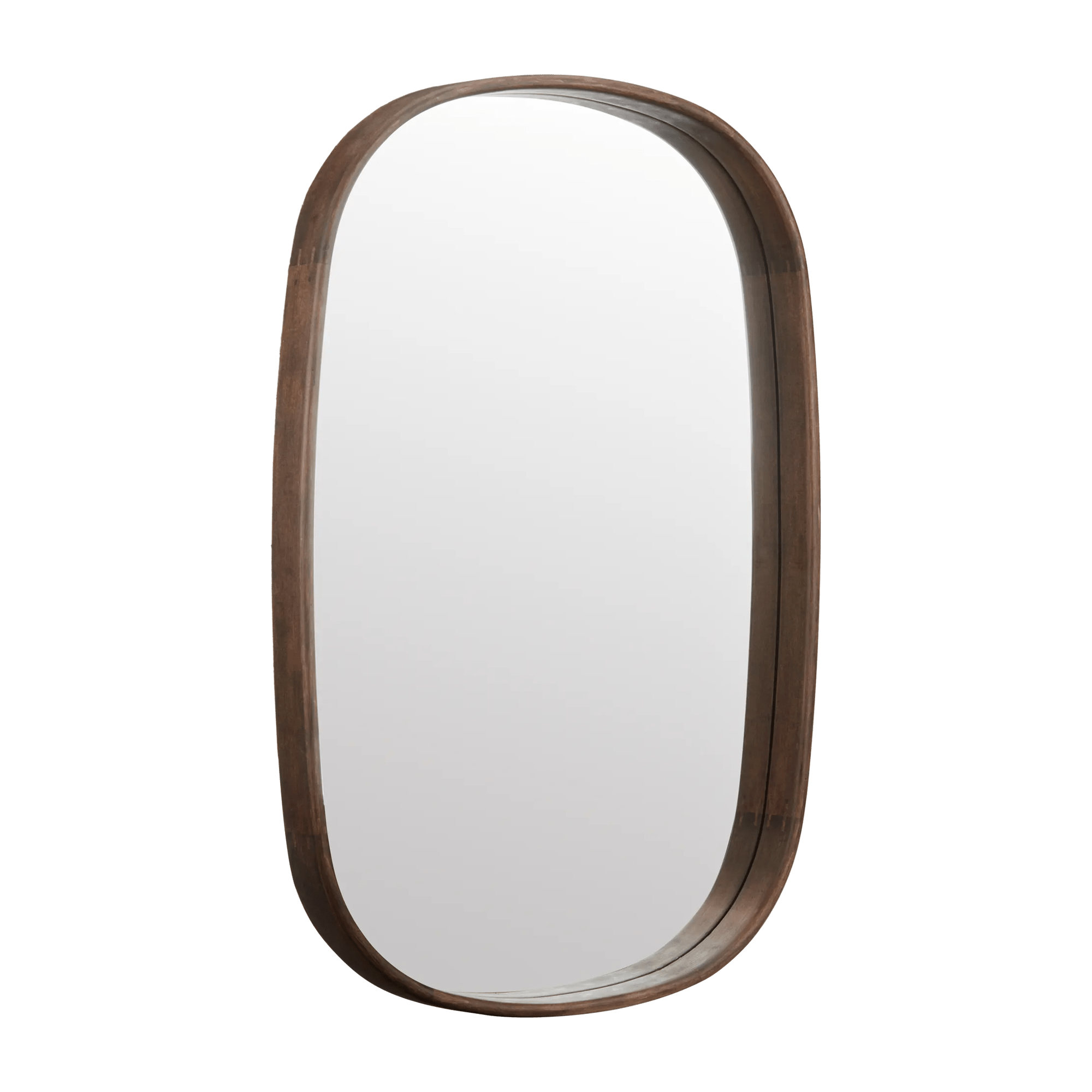 Oval Walnut Mirror