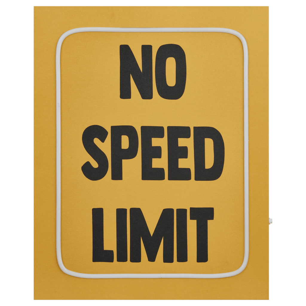 No Speed Limit Neon Wall Art