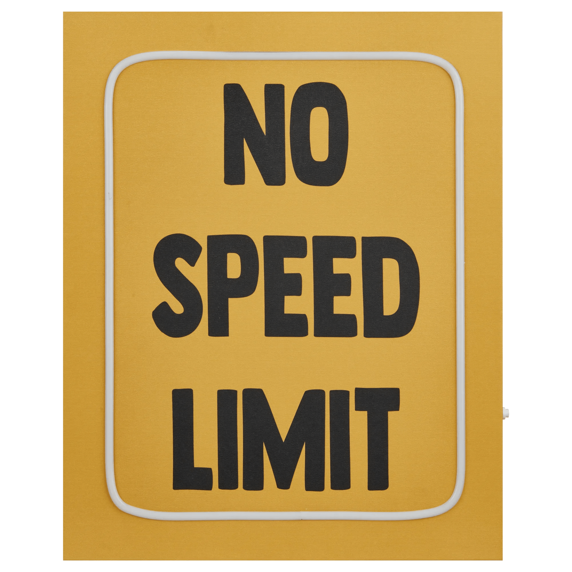 No Speed Limit Neon Wall Art