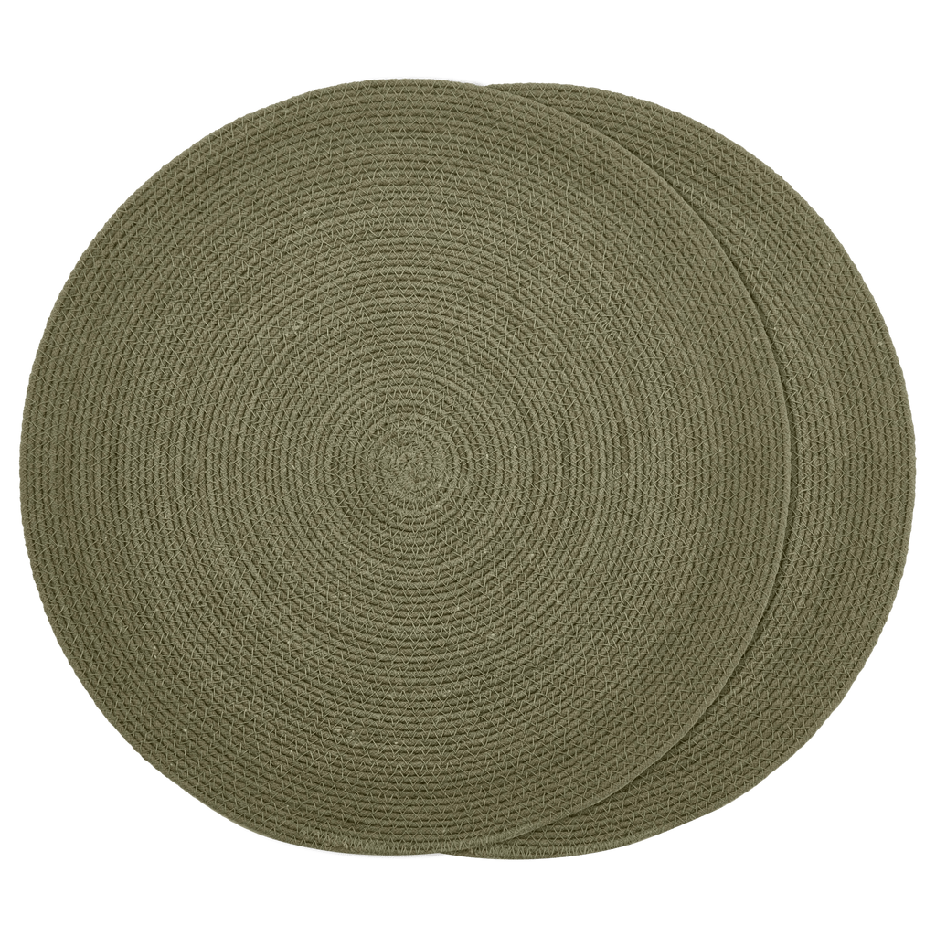 Set of 2 Round Placemats
