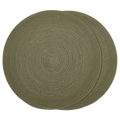 Set of 2 Round Placemats