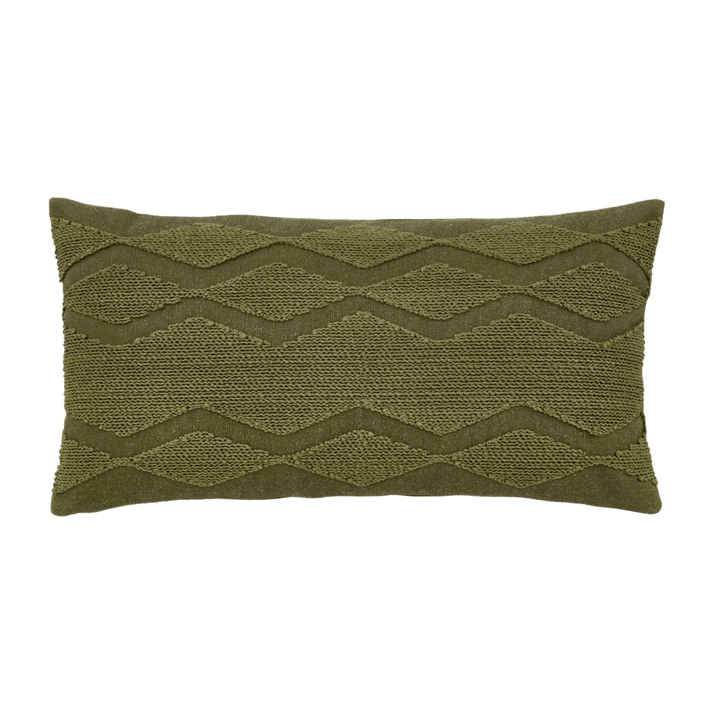 Green Yara Lumbar Decorative Pillow