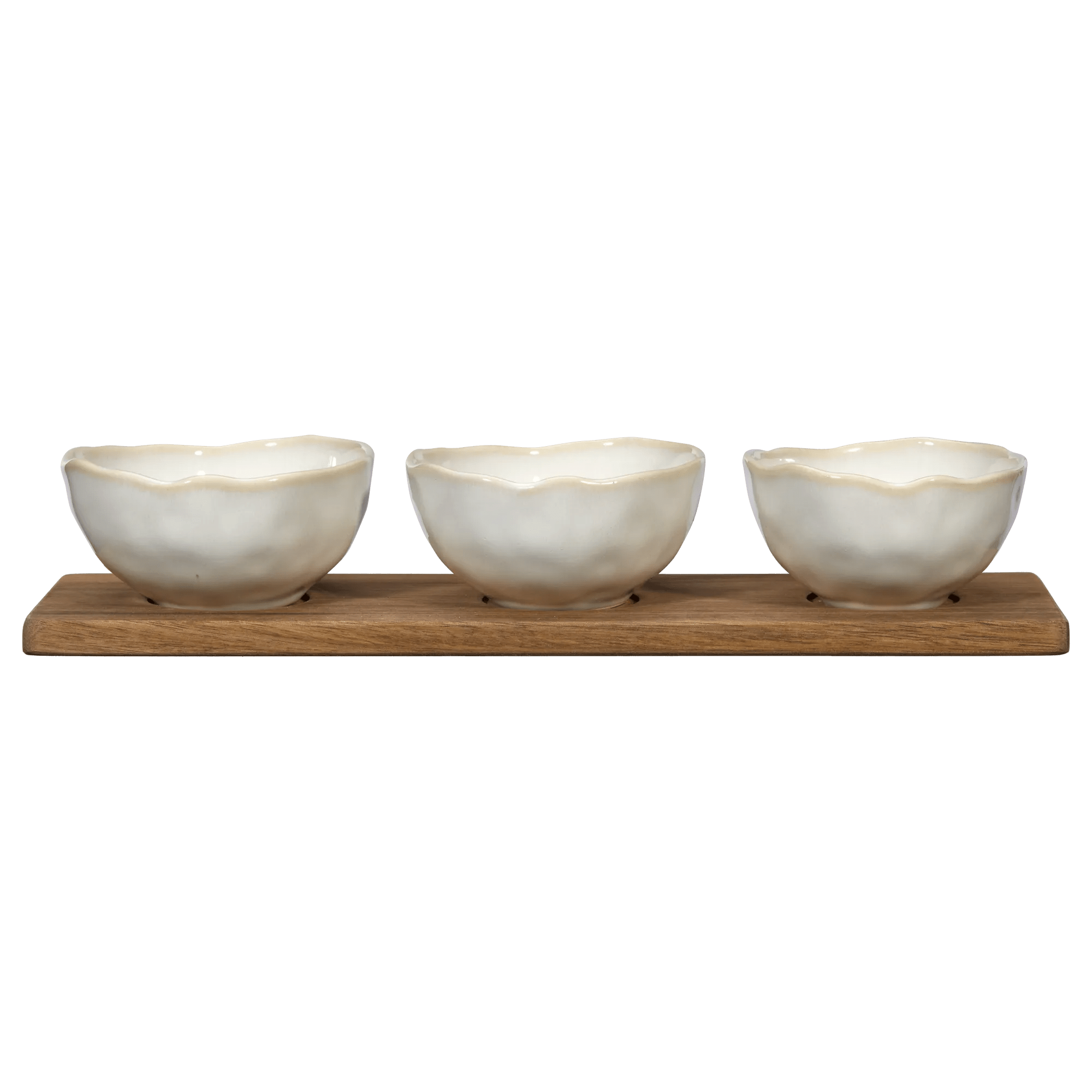 Set of 3 Bowls With Tray