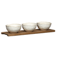 Set of 3 Bowls With Tray