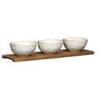Set of 3 Bowls With Tray