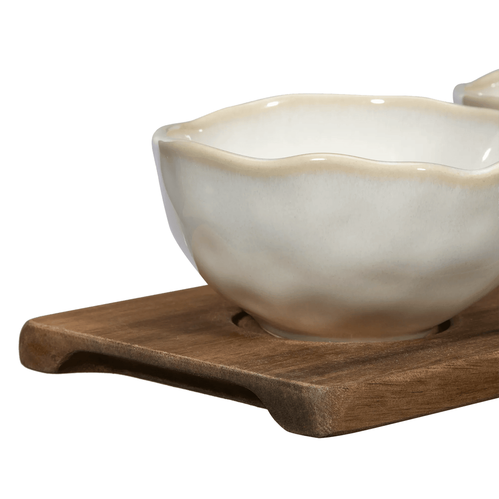 Set of 3 Bowls With Tray