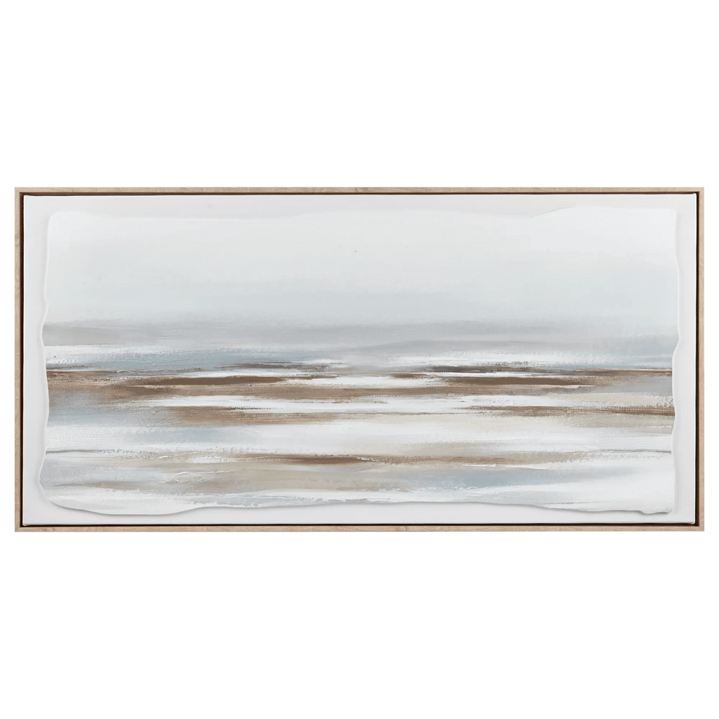 Abstract Shore Framed Art