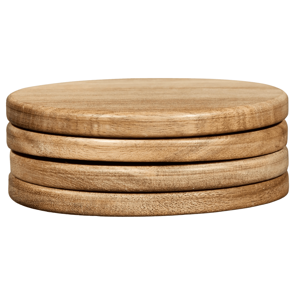 Set of 4 Wood Coasters