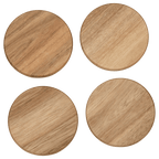 Set of 4 Wood Coasters
