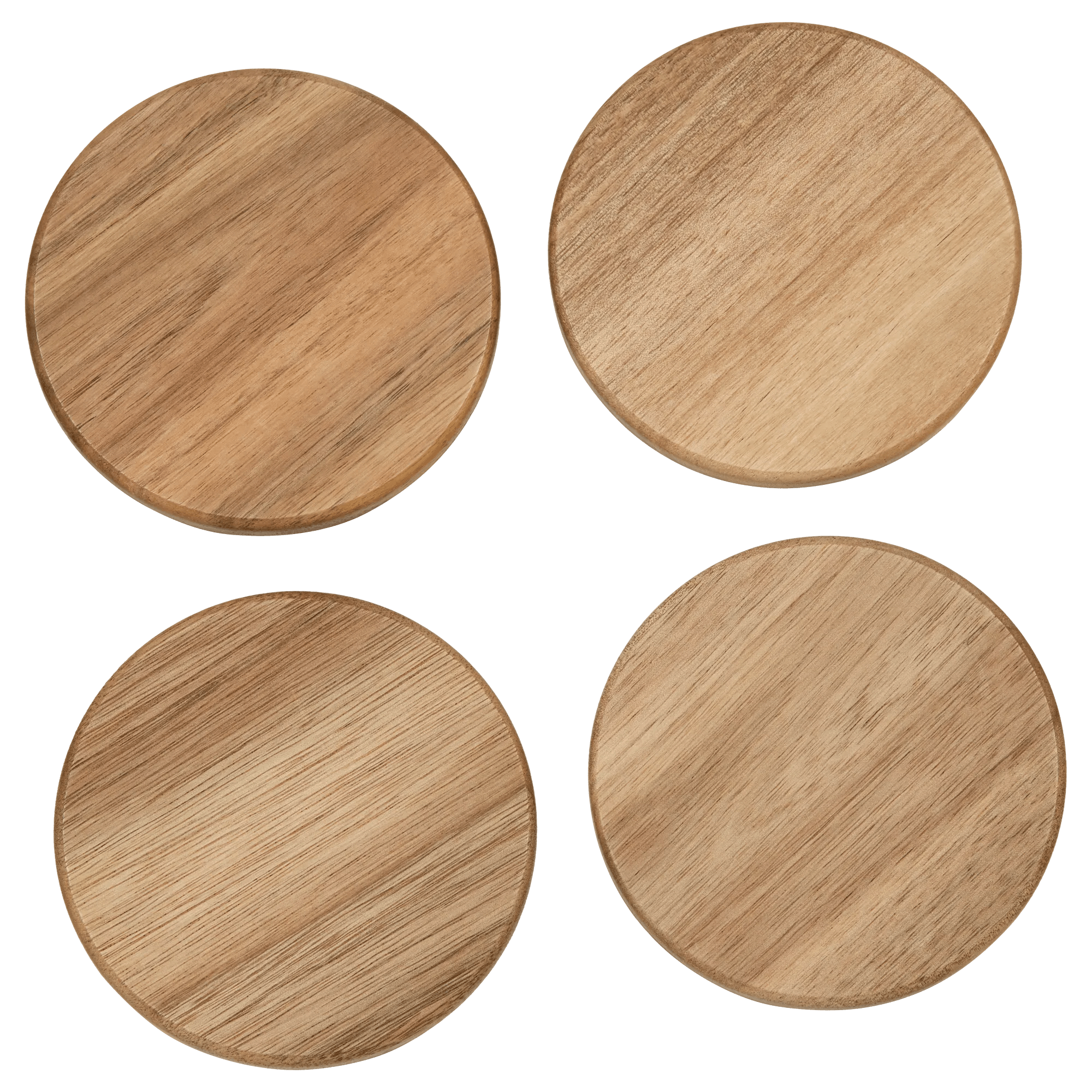 Set of 4 Wood Coasters