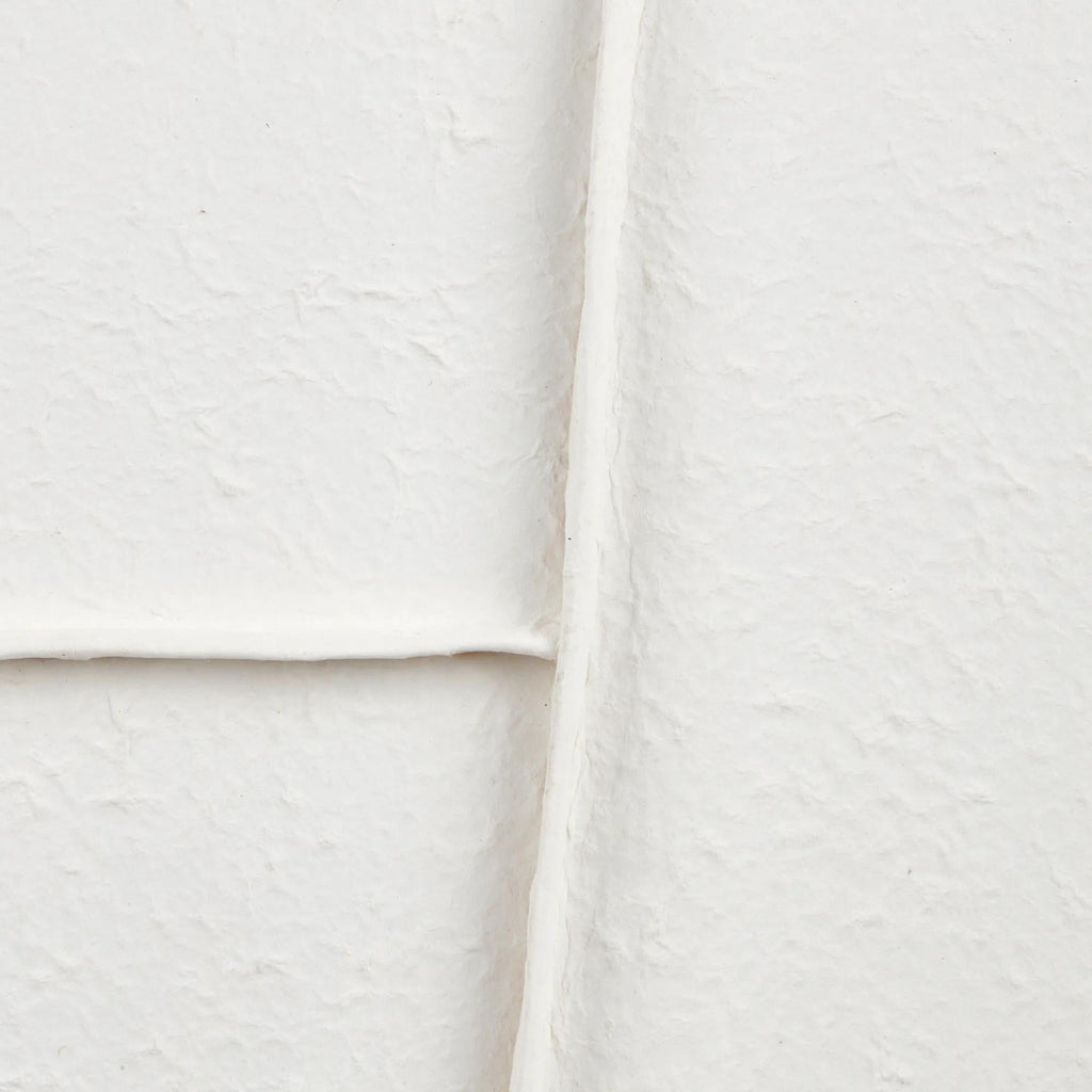 White Abstract Framed Art