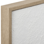 White Abstract Framed Art