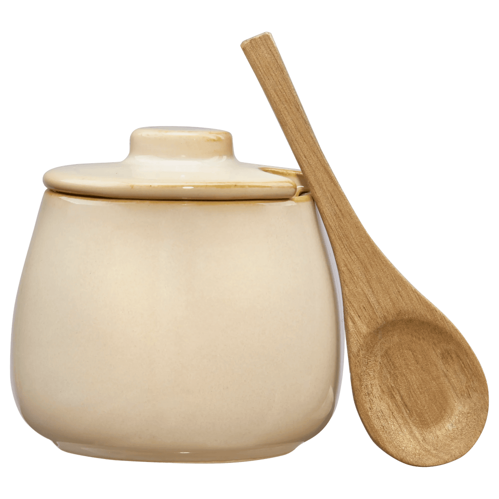 Ceramic Jar with Spoon