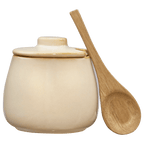 Ceramic Jar with Spoon