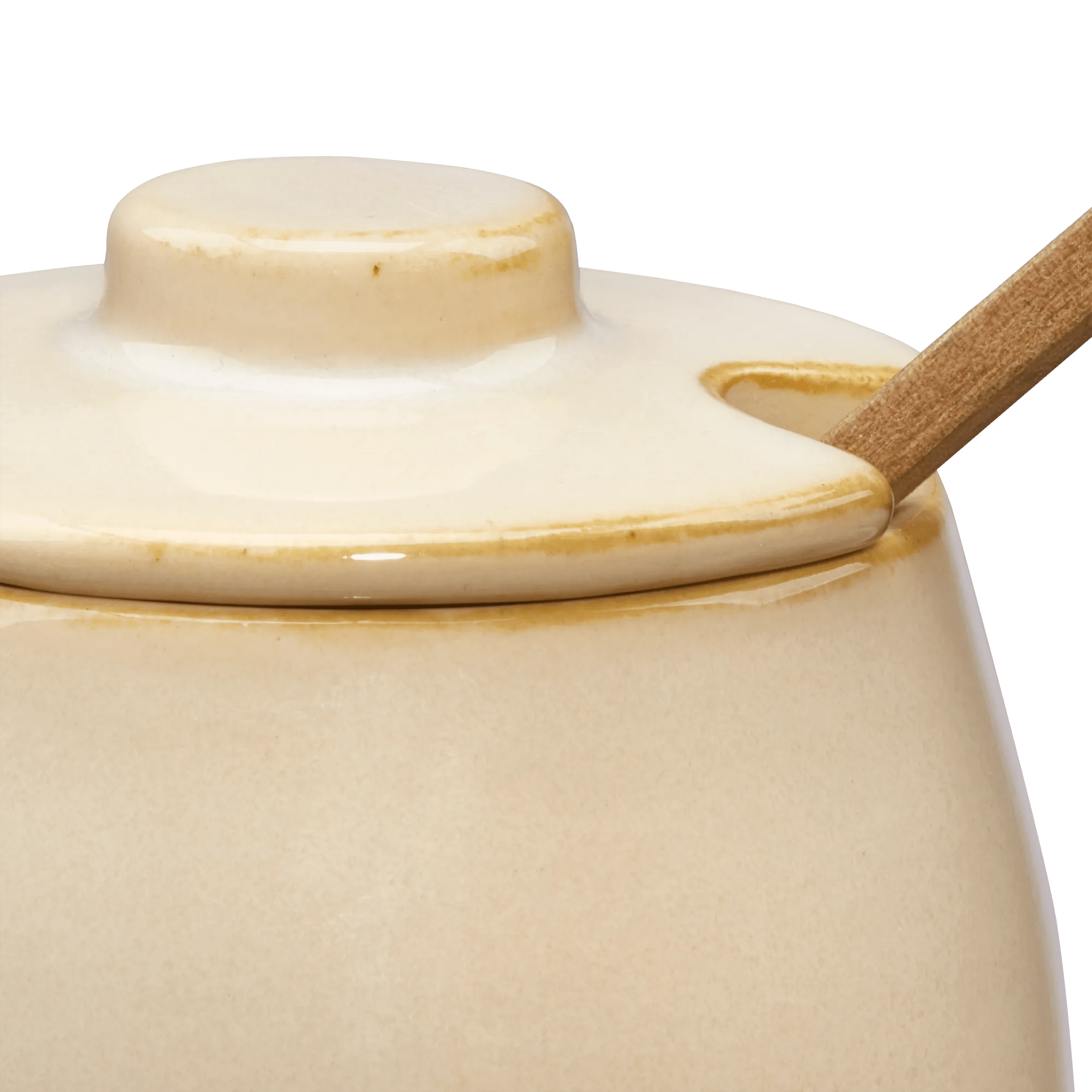 Ceramic Jar with Spoon