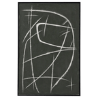 Abstract Lines Framed Art