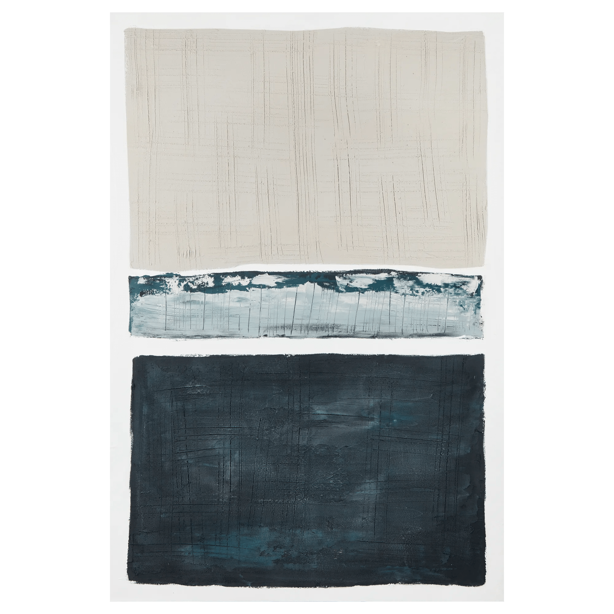 Abstract Oil Painted Canvas