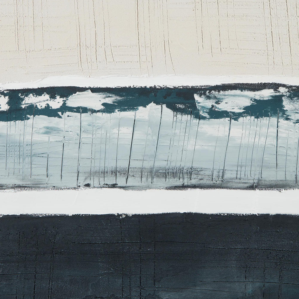 Abstract Oil Painted Canvas