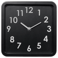 Black And White Square Clock