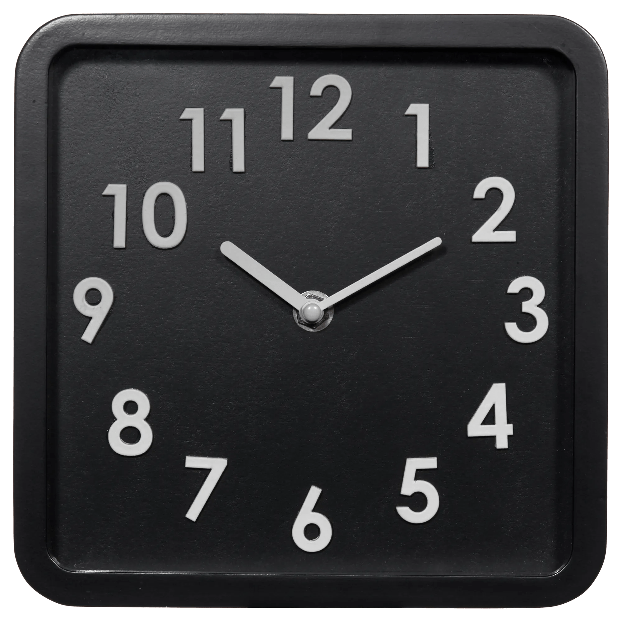 Black And White Square Clock