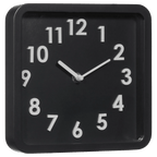 Black And White Square Clock