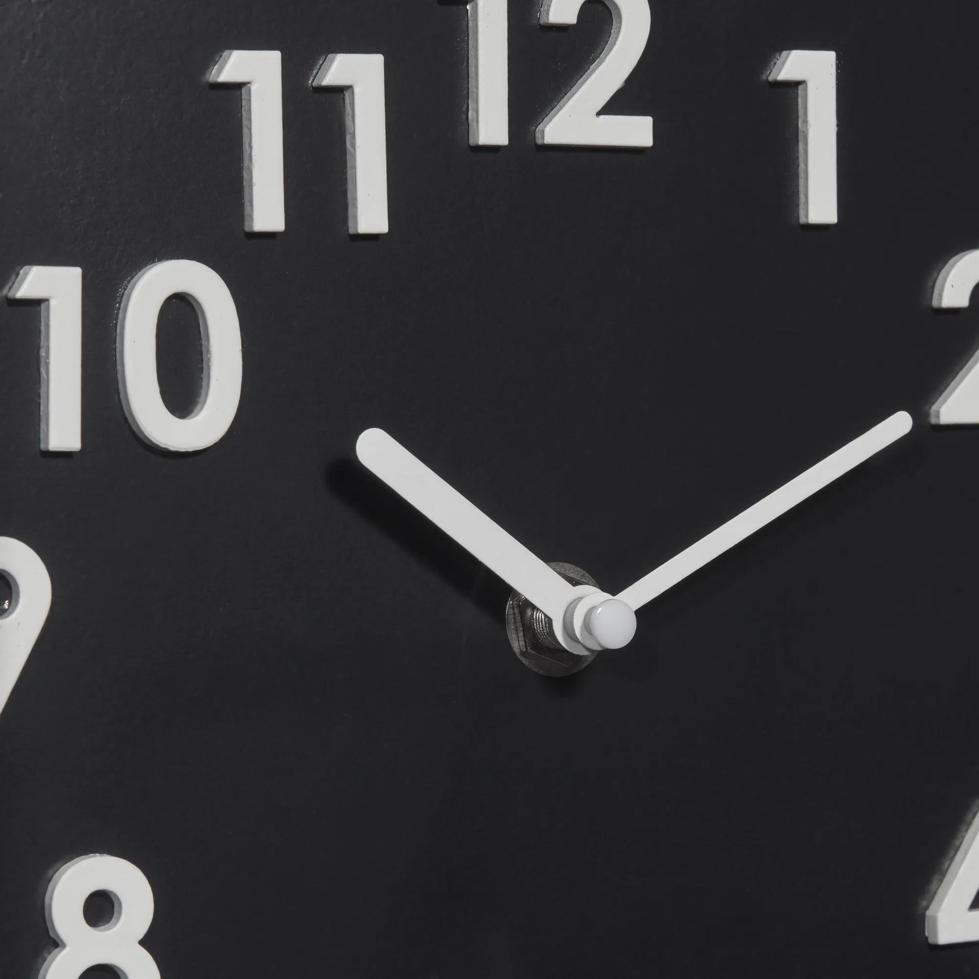 Black And White Square Clock