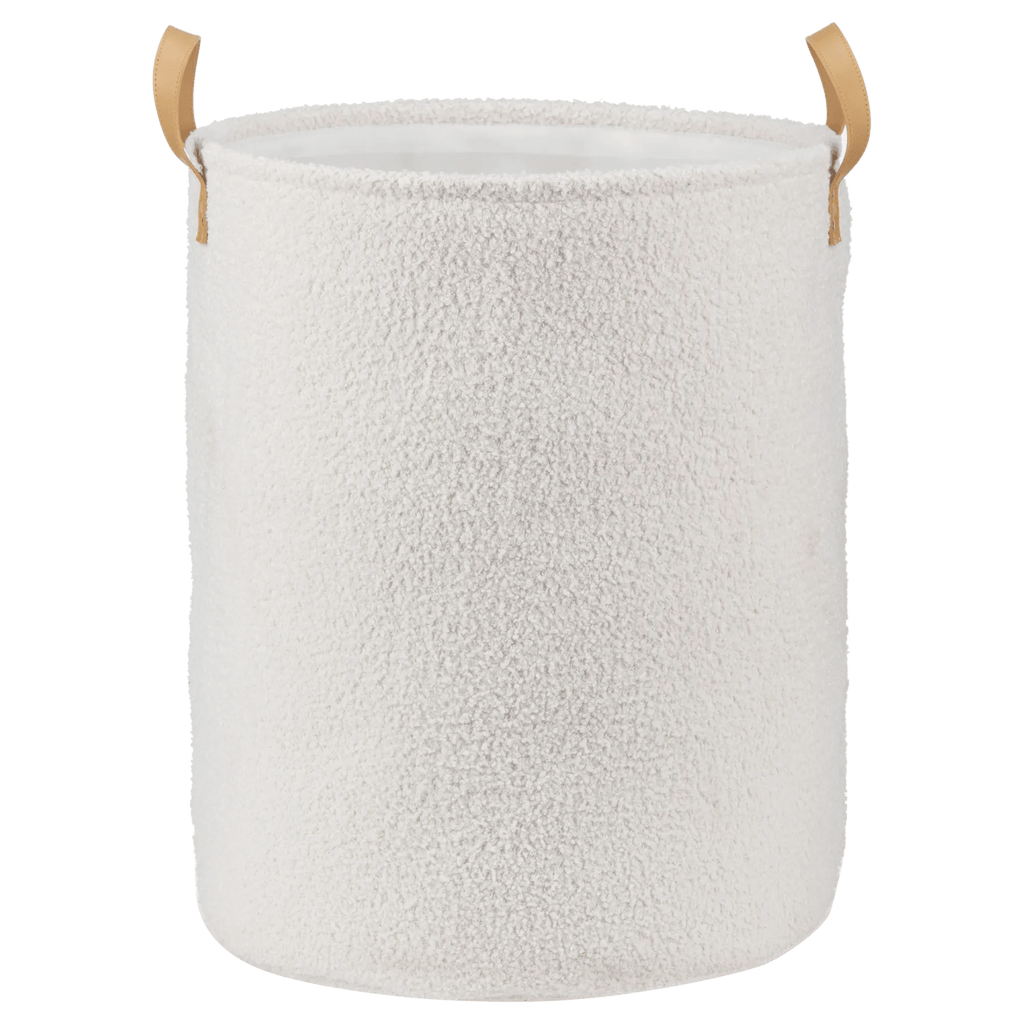 White Hamper with Boucle